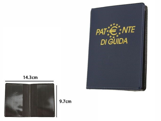 Porta Patente Di Guida Custodia Tessera In Plastica Con Display Protezione dfh