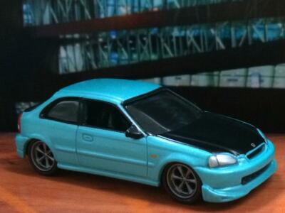 ミニカー FAST&FURIOUS Honda Civic Street Tune FAST & FURIOUS 1995 1/64 Honda Civic SI Street Tuner Racing