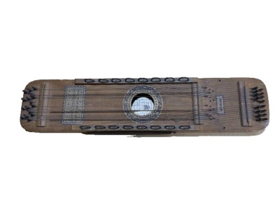Antique Bowed MUSICAL STRING Instrument UKELIN, 1925 ZITHER