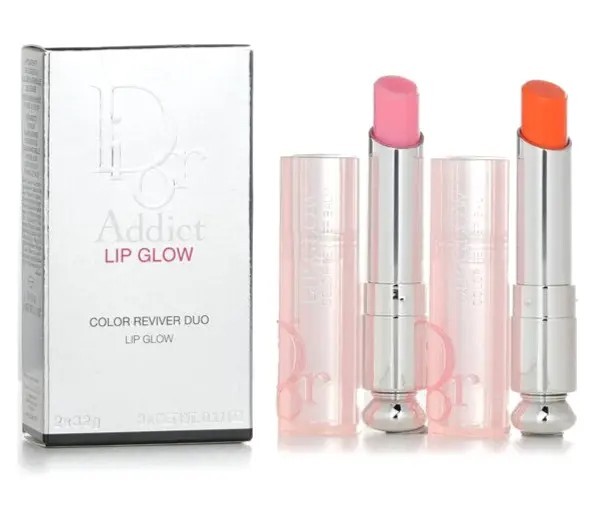リップグロス Dior Addict LIP GLOW PINK 001 CORAL 004 Christian Dior Addict Lip REVIVER DUO GLOW Coral Pink Gloss