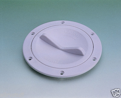 6'' RV & Boat inspection Access Plate / Cover Molded acetone proof polypropylene