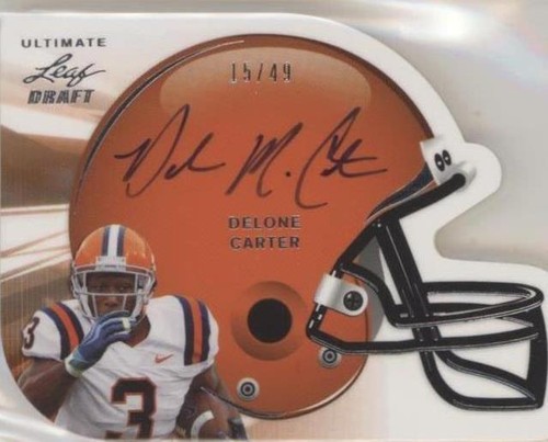 2011 Leaf Ultimate Draft Delone Carter #H-DC1