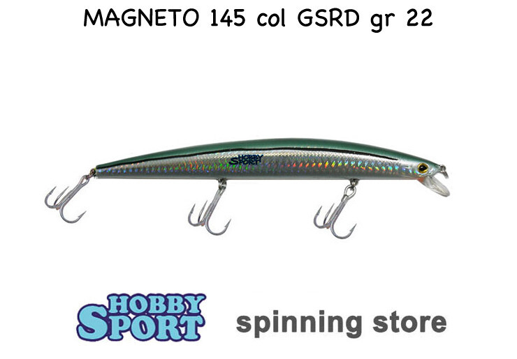 LONG JERK MAGNETO 145 Col GSRD 22 GR SPINNING MARE  RAPTURE TRABUCCO 18004617