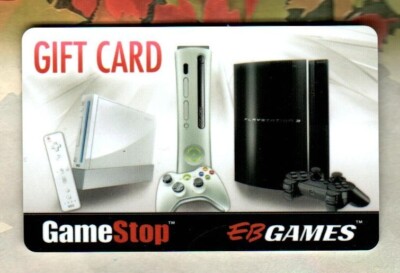 GAMESTOP / EB GAMES Video Game Consoles ( 2006 ) Gift Card ( $0 )