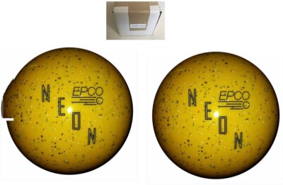 EPCO Duckpin- Neon Speckled - Yellow  (with engraving)