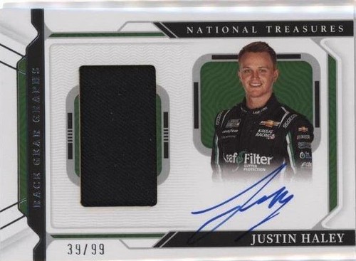 2022 Panini National Treasures - Justin Haley #RGG-JH