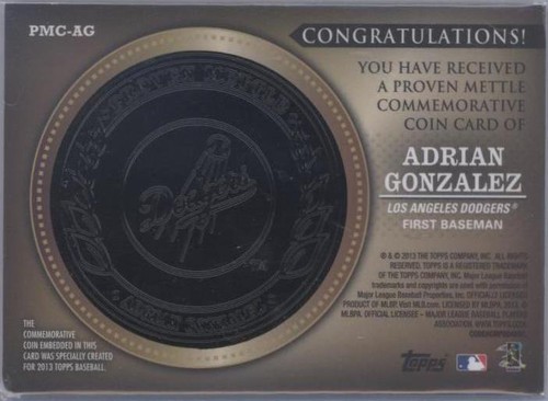 2013 Topps - Adrian Gonzalez #PMC-AG