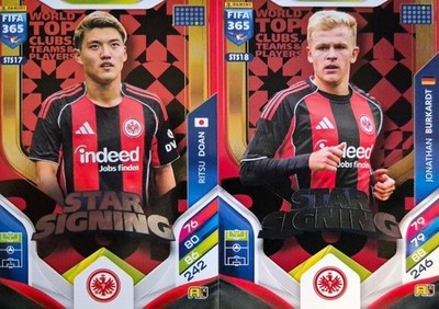 Panini Fifa 365 2026 Star Signing 2x Eintracht Frankfurt Doan & Burkhardt