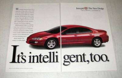 1998 Dodge Intrepid ES Car Ad - It's Intelligent, Too | eBay