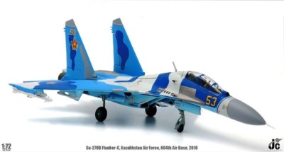 JCW72SU27004 1/72 SU-27UB FLANKER-C KAZAKHSTAN AIR FORCE 604TH AIR BASE 2010