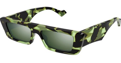 Pre-owned Gucci Gg1331s-008-54 Havana Havana Silver