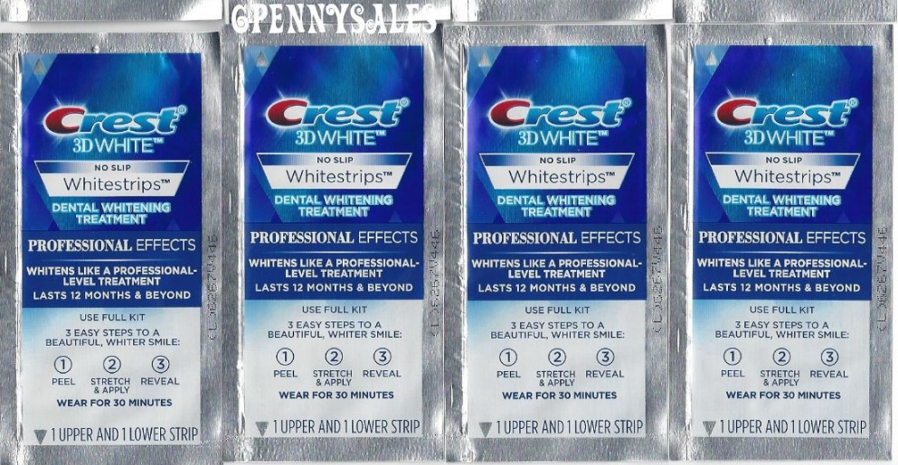 *Crest LUXE 3D White Professional Effects Whitestrips Teeth Whitening Strips NEW