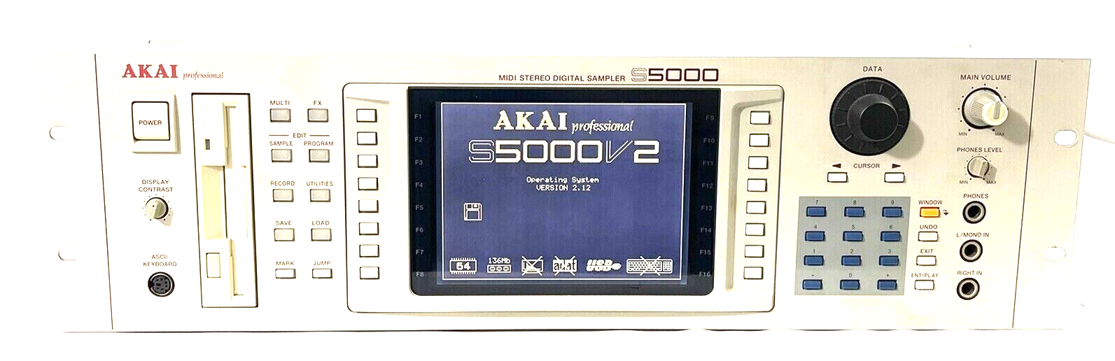 AKAI S5000 V2 DIGITAL SAMPLER アカイ サンプラー AKAI Professional S5000 V2 Digital Sampler Good | eBay