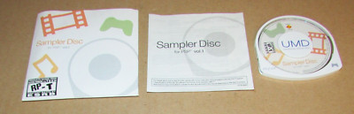 Sampler Disc Vol. 1 Complete for Sony PSP Fast Shipping