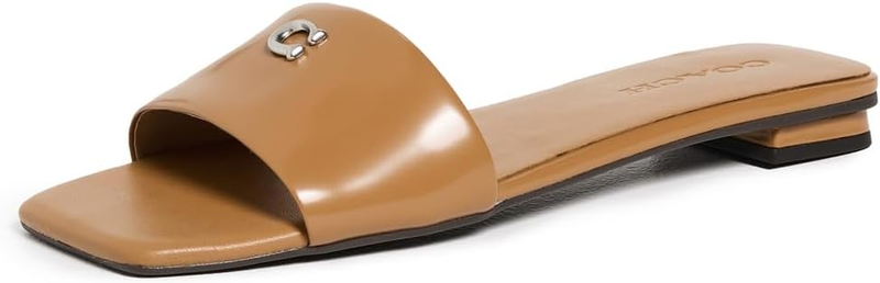 COACH Women's Sculpted C Flat Sandals