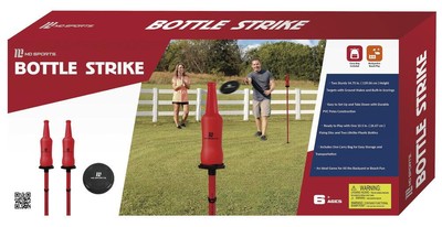 MD Sports Tipsy Toss Game Set | Flying Disc Bottle Drop Yard Game
