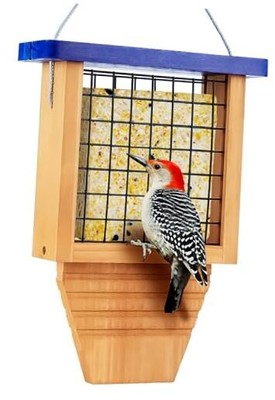 For Outside Hanging, Woodpecker Suet Feeder With Tail