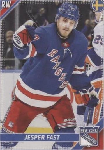 2019-20 Topps NHL Stickers - Jesper Fast #334