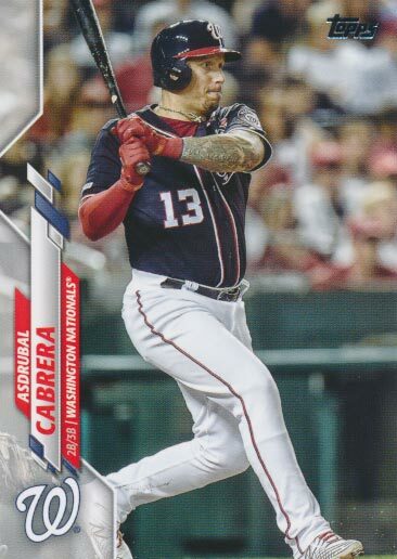 2020 Topps Update #U-202 Asdrubal Babrera - Washington Nationals