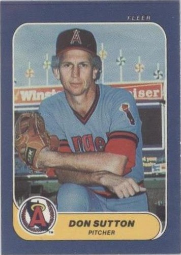 1986 Fleer Classic Miniatures - Don Sutton #35