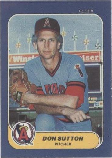 Fleer Classic Miniatures 1986 - Don Sutton #35