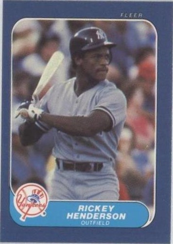 1986 Fleer Classic Miniatures - Rickey Henderson #23