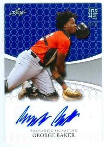 2022 Leaf Perfect Game National Showcase - George Baker #BA-GB2