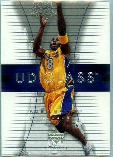KOBE BRYANT 2003-2004 UD GLASS DUNKING POSE CARD#24!LAKERS G GOAT