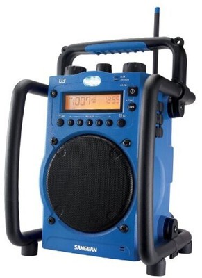  U3 AM/FM Ultra Rugged and Water Resistant Digital Tuning Radio Blue/Black
