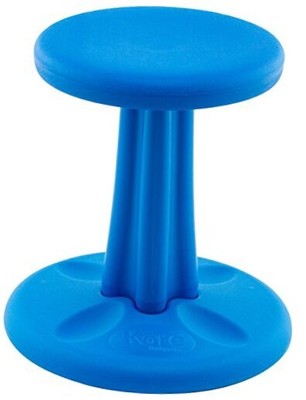 Kore Kids Wobble Chair - Flexible Seating Stool for Kids (14in Tall) Blue