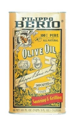 Filippo Berio 100% Pure Olive Oil (3 liter tin)