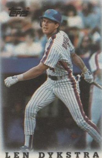 Minis Topps League Leaders 1988 - Lenny Dykstra #59