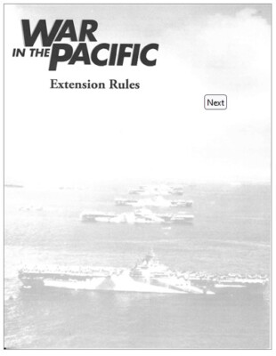 Decision Games War in the Pacific Expansion (Ziplock) DCG 3015E