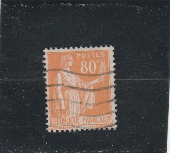 L6737 France Timbre NÂ° Y&T 366 De 1937-39 