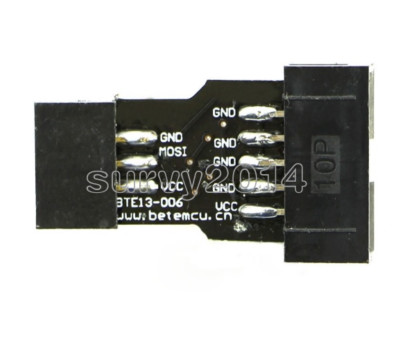 5PCS 10Pin Convert to 6Pin ISP Adapter Board For ATMEL AVRISP USBASP STK500