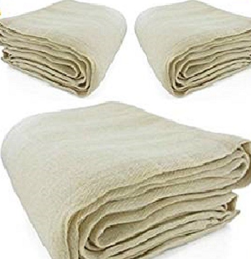 5 x LARGE PROFESSIONAL 100 COTTON TWILL DUST SHEETS DECORATING 10ft x