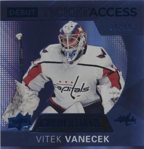 2021-22 Upper Deck Credentials - Vitek Vanecek #92