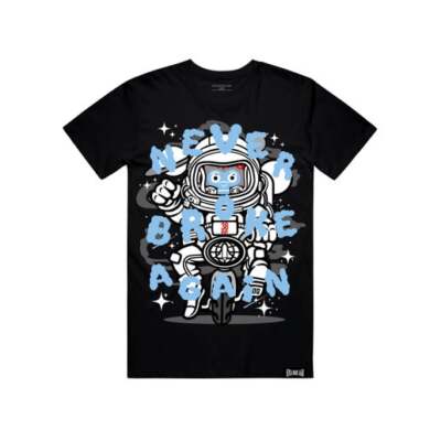 Black Never Broke Again Carolina Space Tee