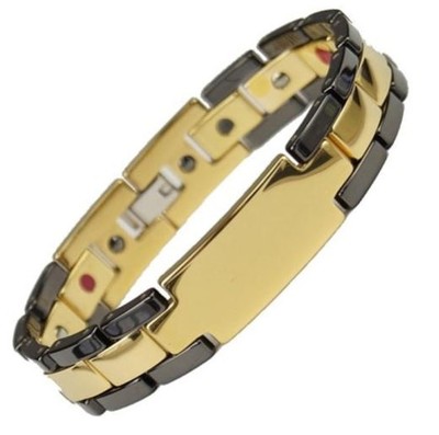 Energy Power Bracelet Health High-Tech Ceramic Armband TUNGSTEN Magnetic Bio
