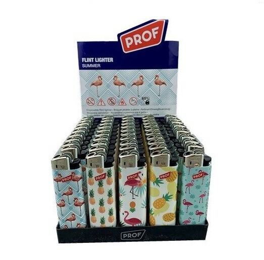 Confezione 50 Accendini Elettronici Ricaricabili Prof Summer dfh