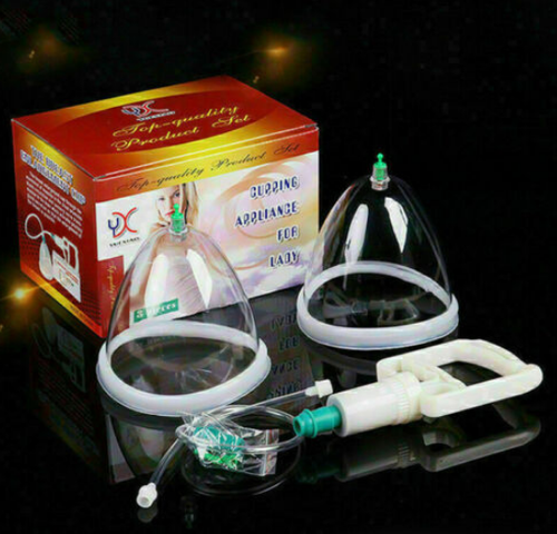 Vakuum Busen Vakuumbrüste Brust Enhancement Cupping Pumpe Brustpumpe L Größe TL