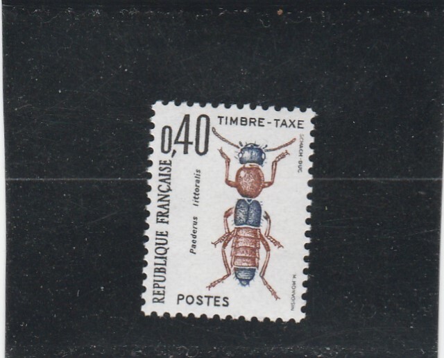 L6720 France  Timbre Taxe Y&T NÂ° 110 De 1983 
