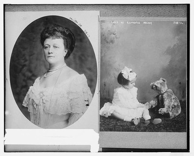 Photo:Child of Clarence MacKay,teddy bear