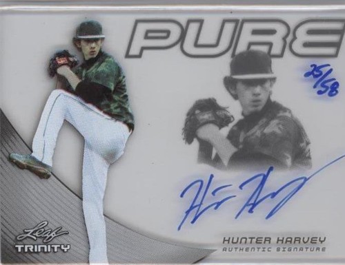 2013 Leaf Trinity - Hunter Harvey #P-HH1