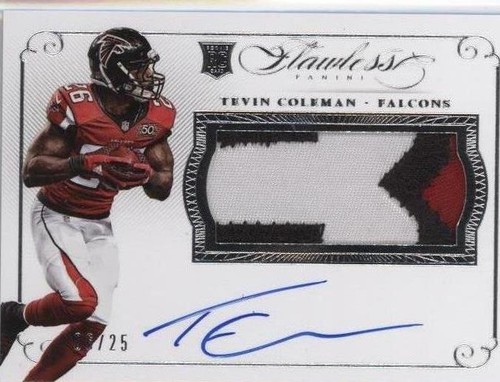 2015 Panini Flawless Tevin Coleman #RPA-TC