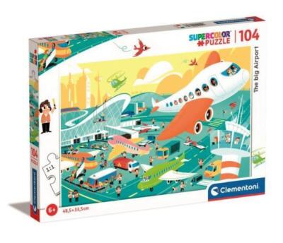 Puzzle 104 elementy. Super Kolor. Big Airport