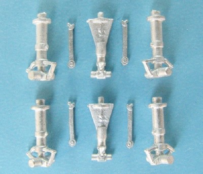 MD-80 Landing Gear For 1/144th Scale Minicraft Model 2 Sets SAC 14412