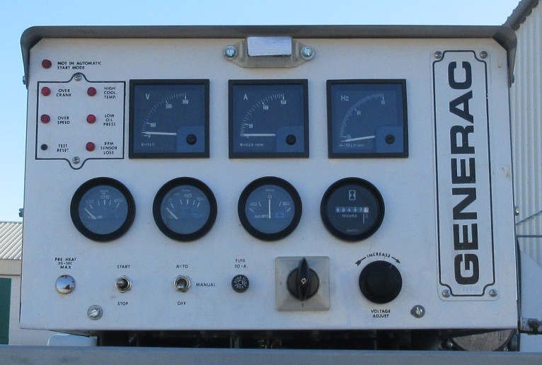 30 kw Generac / Mitsubishi Natural Gas or Propane Generator / Genset - Load Bank