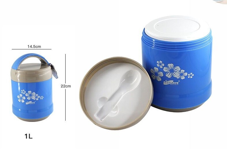 Portavivande 1Lt Thermos Contenitore Termico Termoisolante Cibi Alimenti dfh