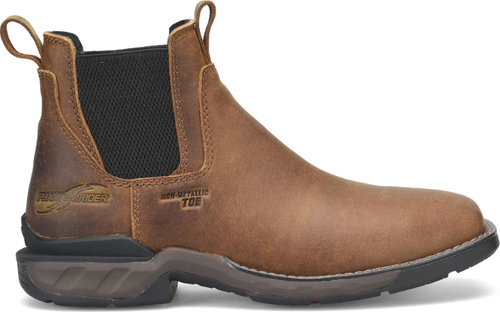 Pre-owned Double-h Boots Men's 5” Phantom Rider Heisler Composite Toe Non-metallic Romeo W In Medium Bro